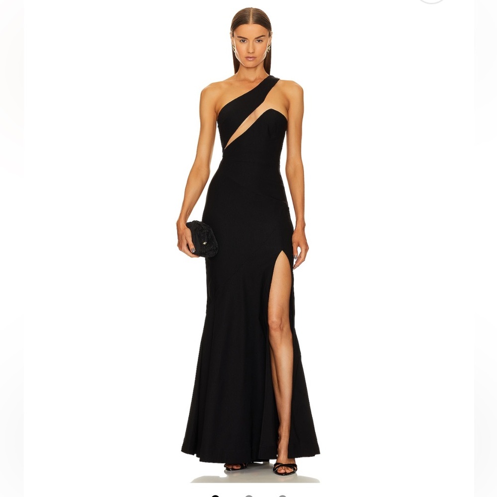 Elegant Black One-Shoulder Dress